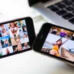 iPhone mit Laptop zur Bildübertragung verbunden